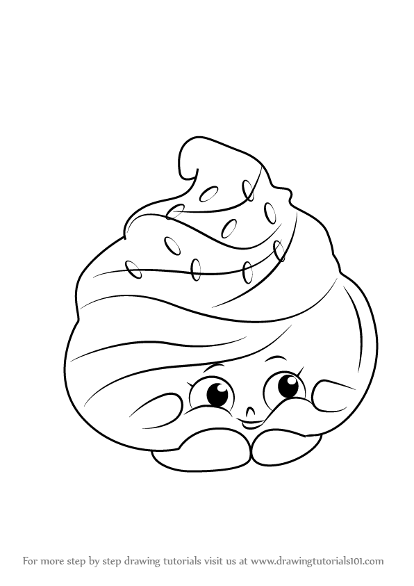 596x843 Learn How To Draw Mary Meringue From Shopkins (Shopkins) Step By