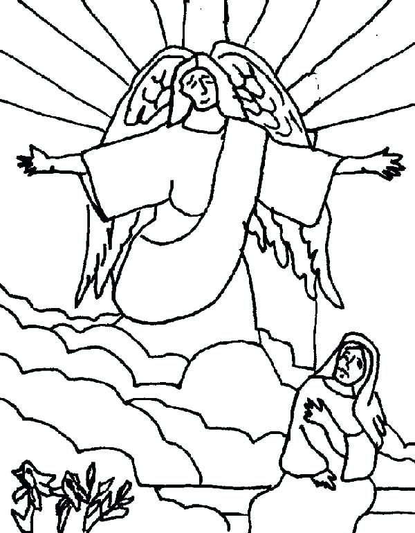 600x770 Mary Mother Of Jesus Coloring Pages Plus Kids Drawing Angel