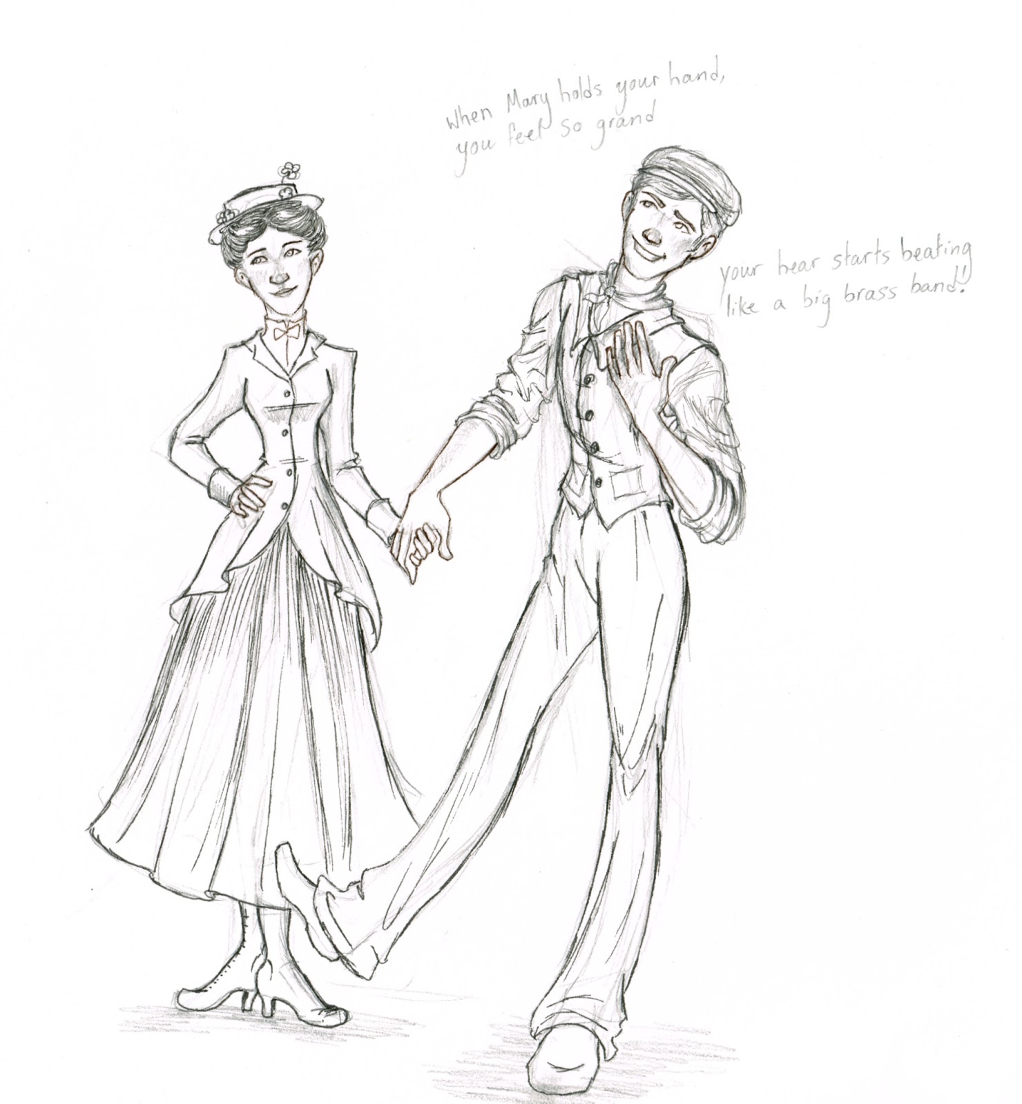 Mary Poppins Drawing at GetDrawings | Free download