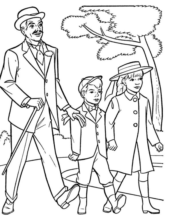594x784 Kids N 17 Coloring Pages Of Mary Poppins