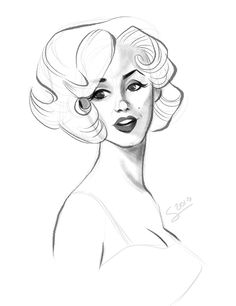 236x306 Just Trying Out Some New Brushes! Featuring Marilyn Monroe Ofc