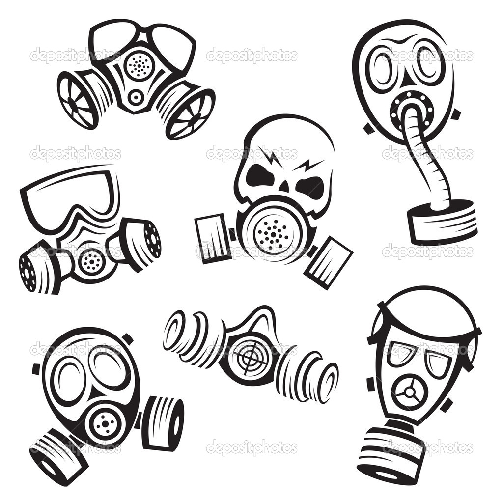 1024x1024 Mascara De Gas Vector