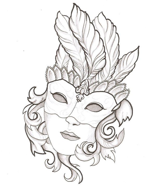 600x742 Mask By On @ Tattoos