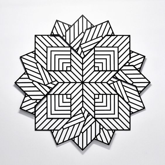 564x564 Hypnotizing Optical Illusion Gifs Made With Tape Illusions, Gifs