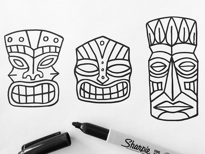 400x300 Tiki Masks By Shaylyn Berlew