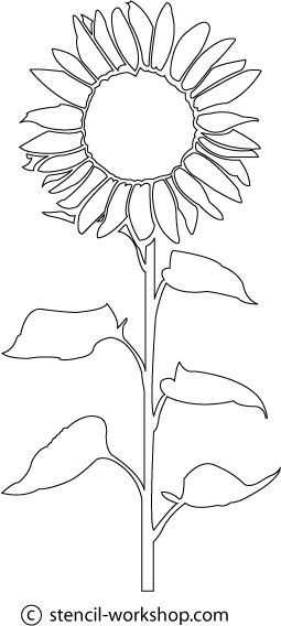 255x568 Image Result For Sunflower Template Craft Stuff