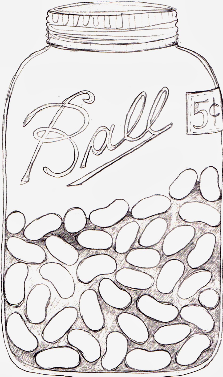 947x1600 Drawn Mason Jar