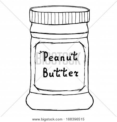 450x470 Peanut Butter Jar. Sketch Vector Amp Photo Bigstock