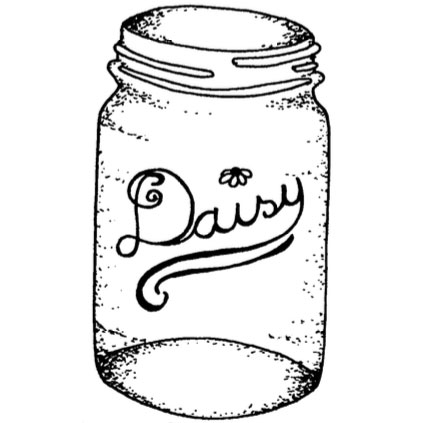 Mason Jar Line Drawing at GetDrawings | Free download