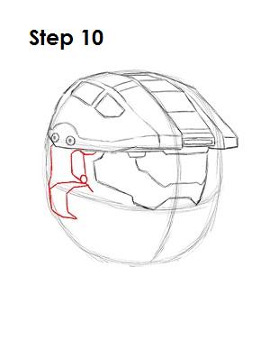 300x388 How To Draw Master Chief