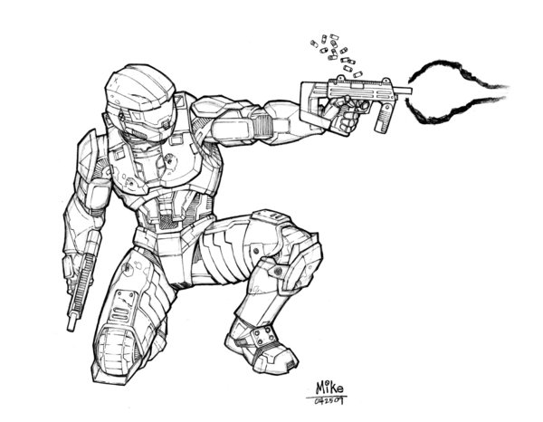 600x466 Master Chief By Mikedimayuga