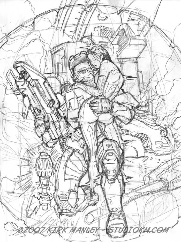 700x936 The Master Chief Amp Cortana