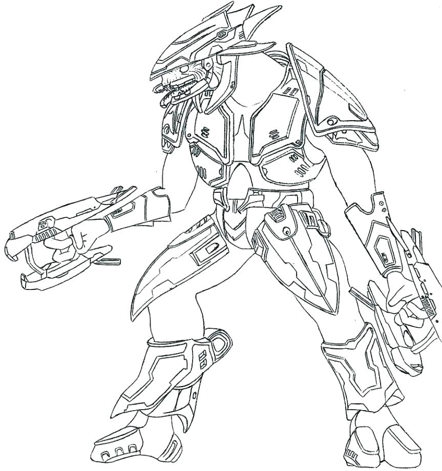 863x921 Coloring Master Chief Coloring Pages Halo 4 Gun 3 To Print Free