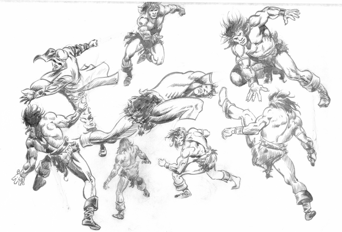 1100x746 Heroic, Anatomy Based Drawings