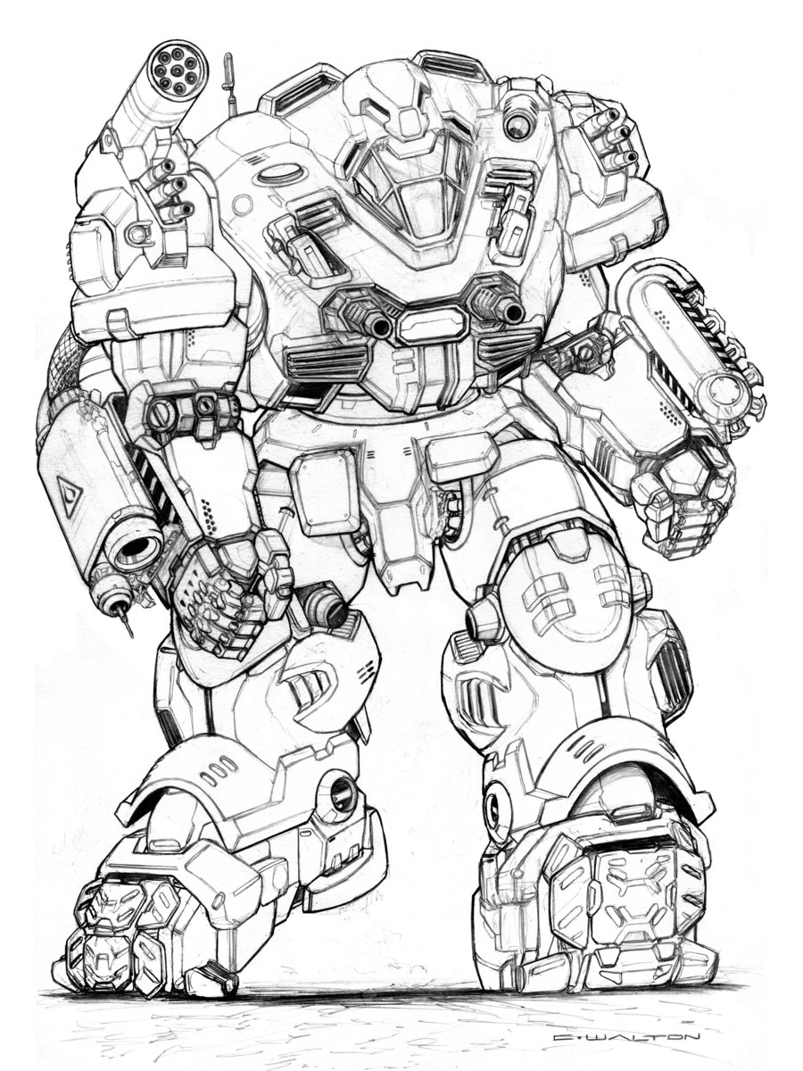 900x1200 Rifts Ng Beach Master Robot By