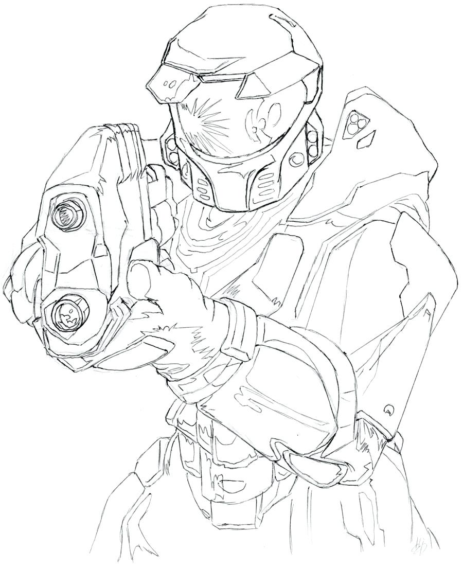 900x1104 Coloring Master Chief Coloring Pages