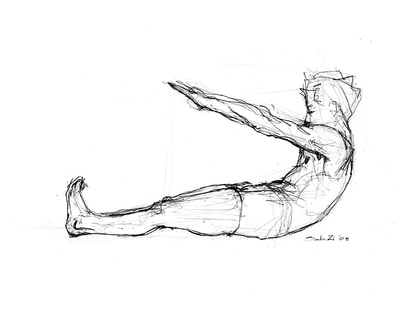 400x309 The Pilates Mat Series Drawing Project