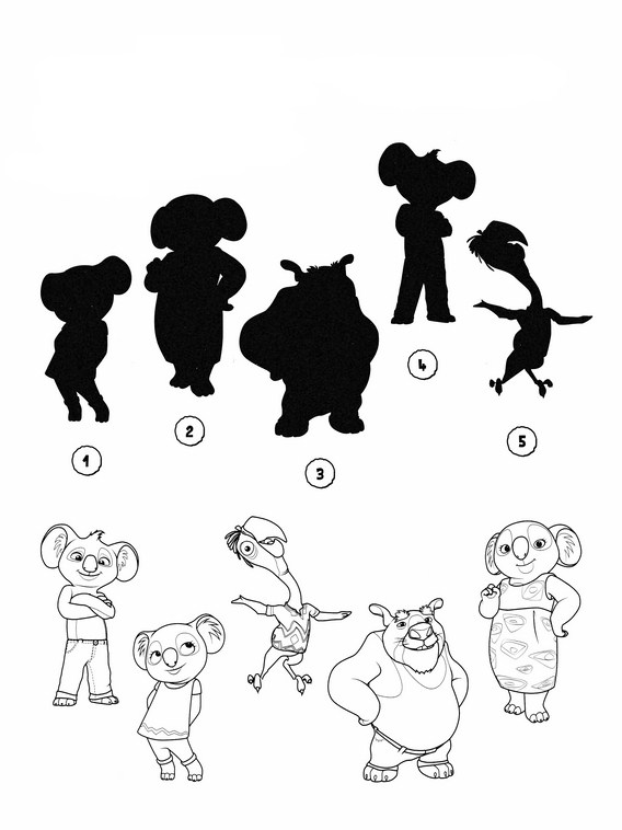 568x758 Printable Worksheets For Kids. Match The Drawings With Their