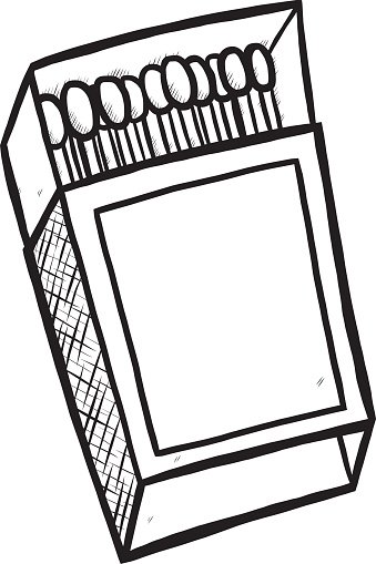 339x509 Matches Box Premium Clipart