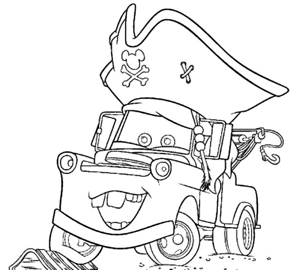 600x553 Mater Coloring Pages