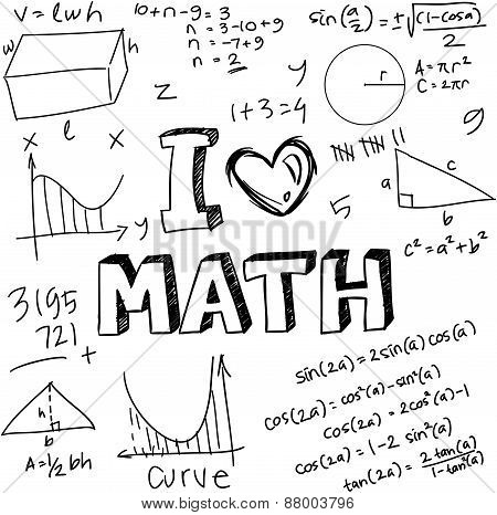 450x466 I Love Math Poster Id88003796