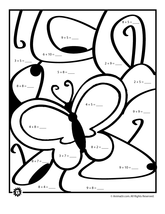 680x880 Spring Worksheets Spring Math Coloring Page
