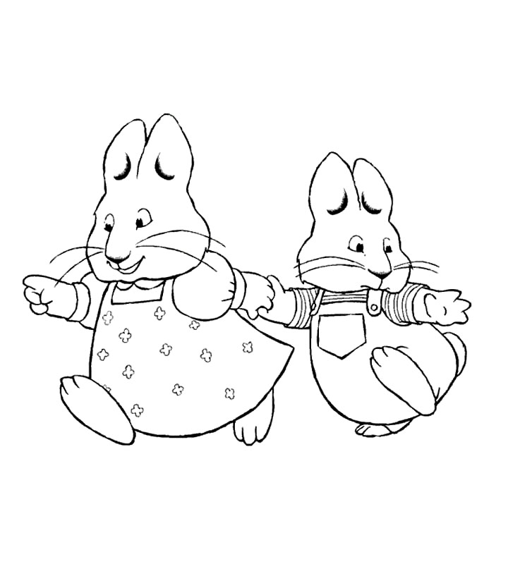 754x800 Free Max And Ruby Coloring Pages Movies And Tv Show Coloring
