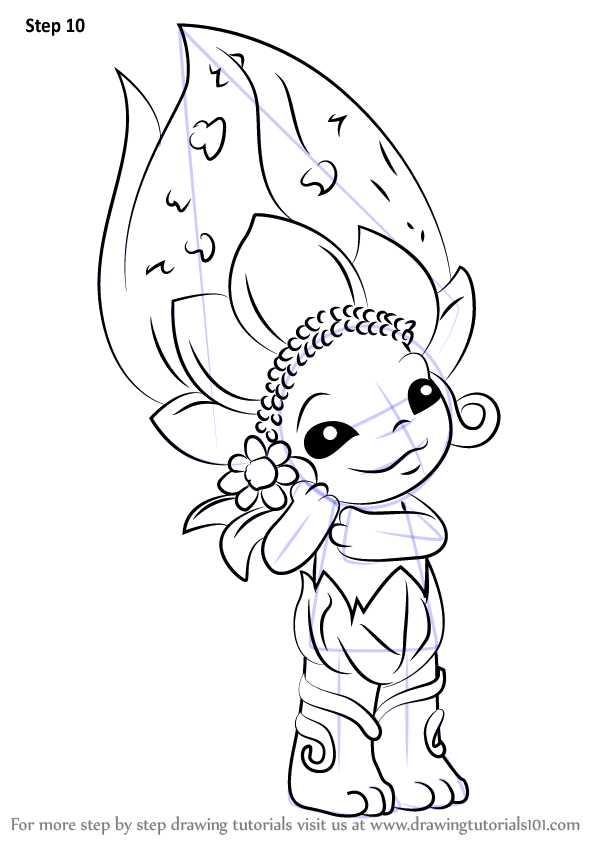 598x844 Learn How To Draw Daisy May From The Zelfs (The Zelfs) Step By