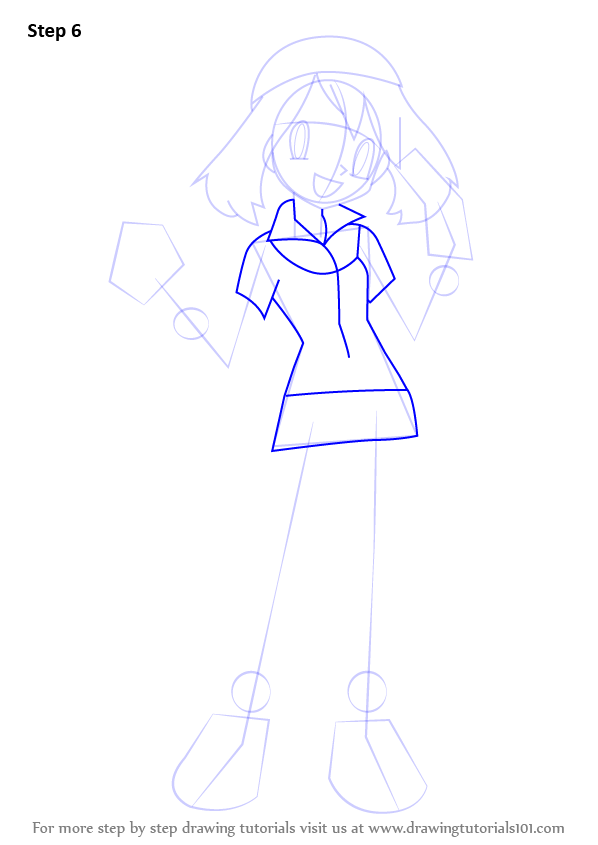 598x845 Learn How To Draw May From Pokemon (Pokemon) Step By Step