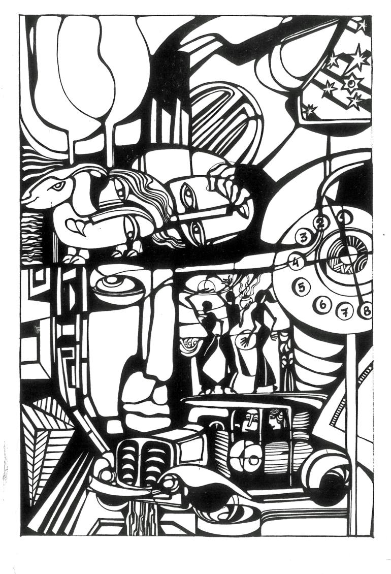 770x1130 Saatchi Art Movement, Maya Green, Collectible Original Art, Ink