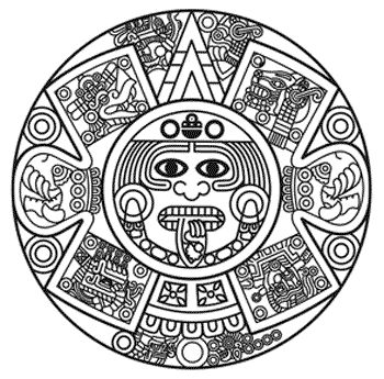 350x345 Aztec Clipart Simple