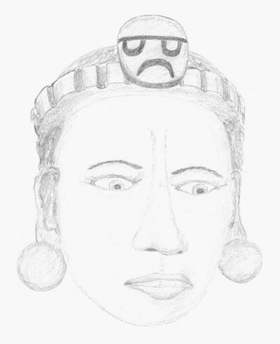 400x490 Mayan Drawings Cosmick Traveler