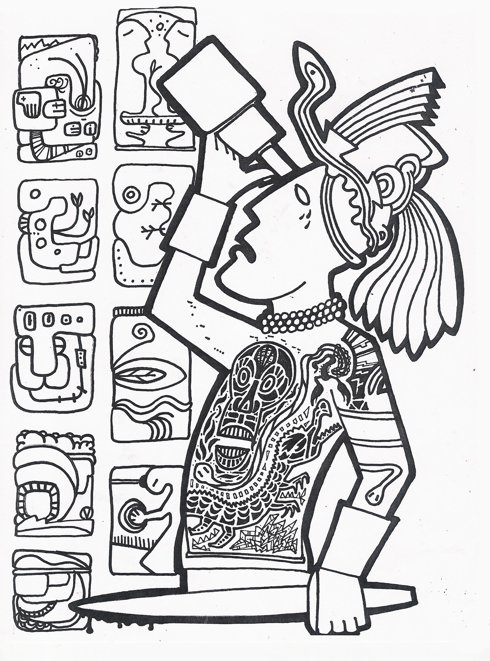 1673x2257 Mayan Art Influence Words With No Names