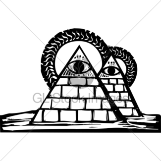325x325 Man With Pyramid Hat Gl Stock Images