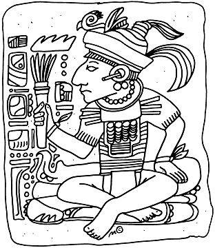 312x360 Mayan Warrior Tzolkin Maya, Mexican Art And Aztec Art