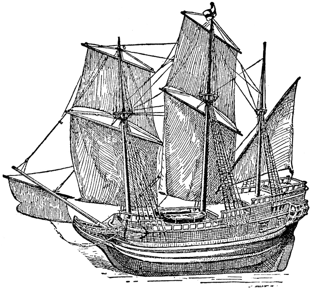 640x594 The Mayflower Clipart Etc