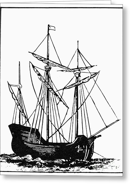 455x646 Mayflower Ship Greeting Cards