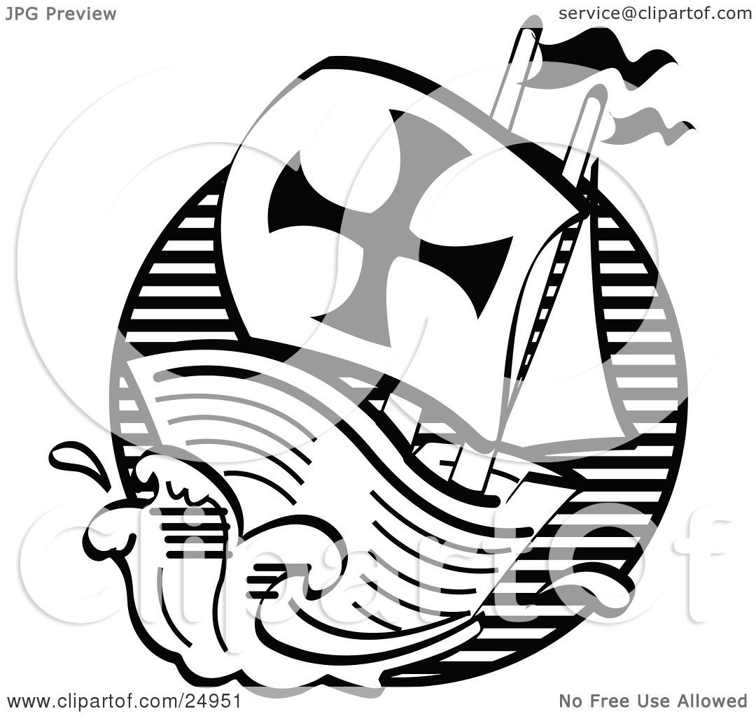 1080x1024 Clipart Picture Of The Mayflower Ship Transporting Pilgrims