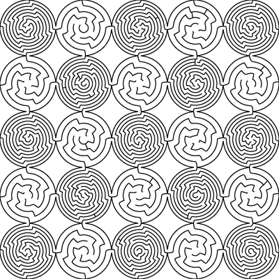 400x400 Maze Design