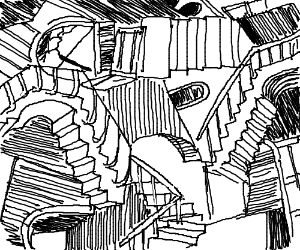 300x250 M C Escher Impossible Art