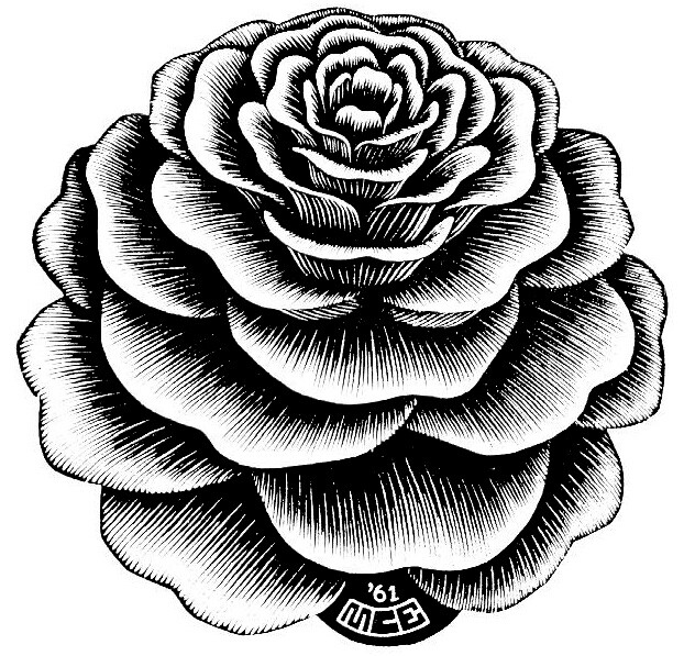 622x597 Mc Esher Escher Art School And Illustrators