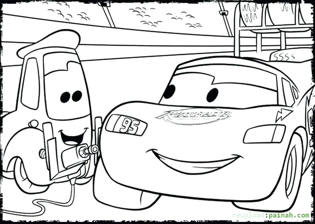 1024x728 Coloring Pages Of Lightning Mcqueen Cars Coloring Pages To Print