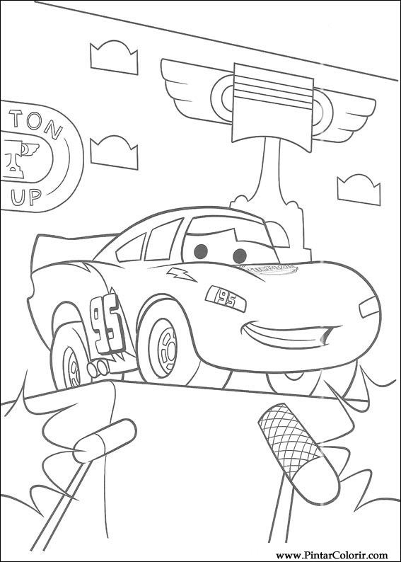 567x794 Drawings To Paint Amp Colour Lightning Mcqueen