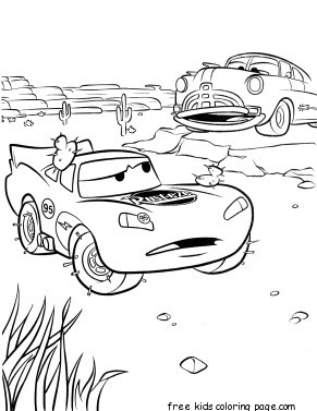 291x377 Printable Lightning Mcqueen Race Car Coloring Pages For Kidsfree