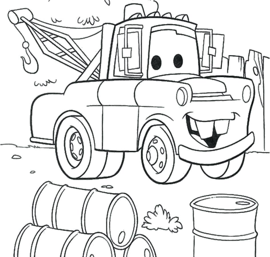 945x900 Coloring Mcqueen Car Coloring Page