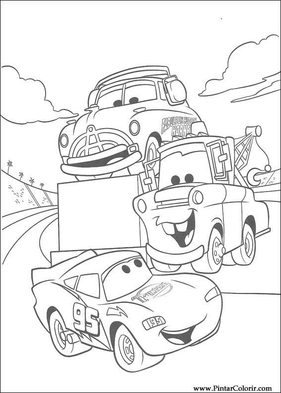 567x794 Drawings To Paint Amp Colour Lightning Mcqueen