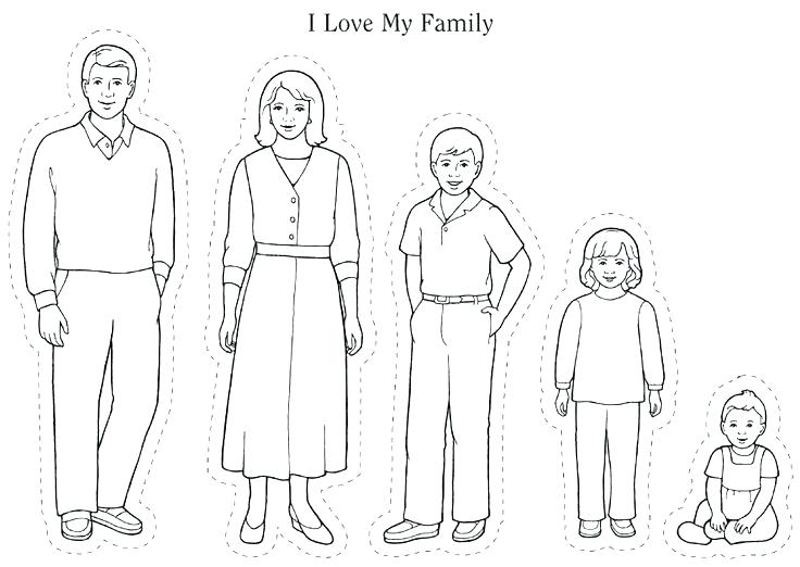 736x522 Elegant Family Coloring Pages Image Free Printable Sheets For Kids