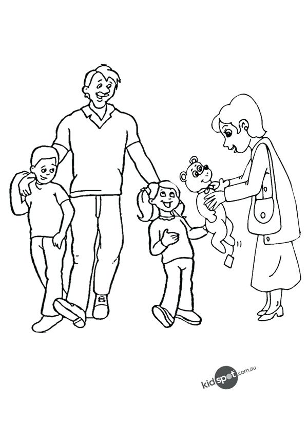 600x850 Family Coloring Pages Colouring Pages For My Family Love Coloring