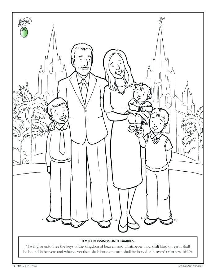 694x902 Coloring Pages Of Families Coloring Pages Family Family Standing