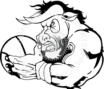 361x311 Basketball Bull